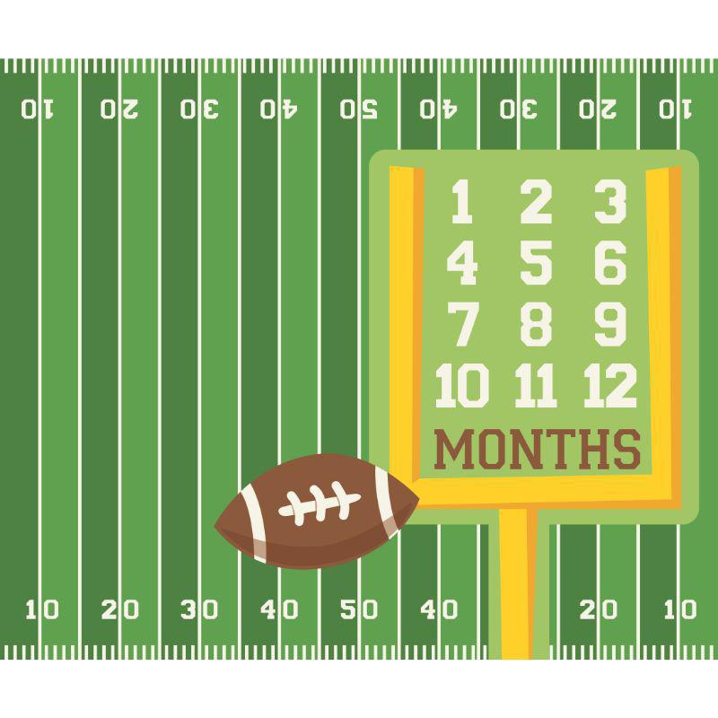 Are You Ready for Some Football Milestone Panel 36" x 43"