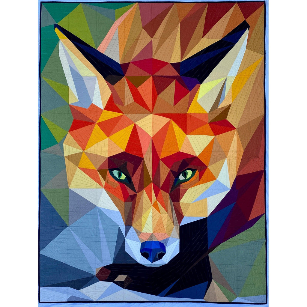 Autumn the Fox Quilt Panel  43"x 57"