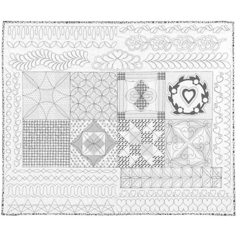 Machine Quilting Skillbuilder 1 Panel 36″