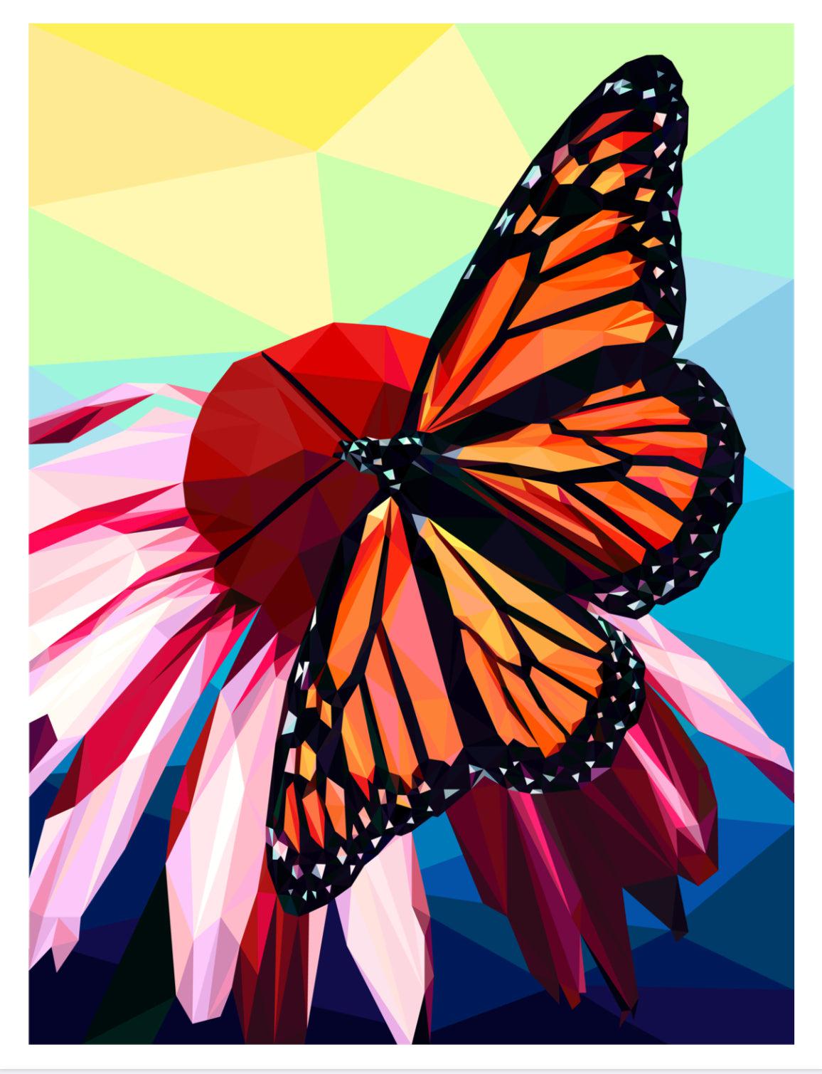 Legit Monarch Panel  43" x 57"
