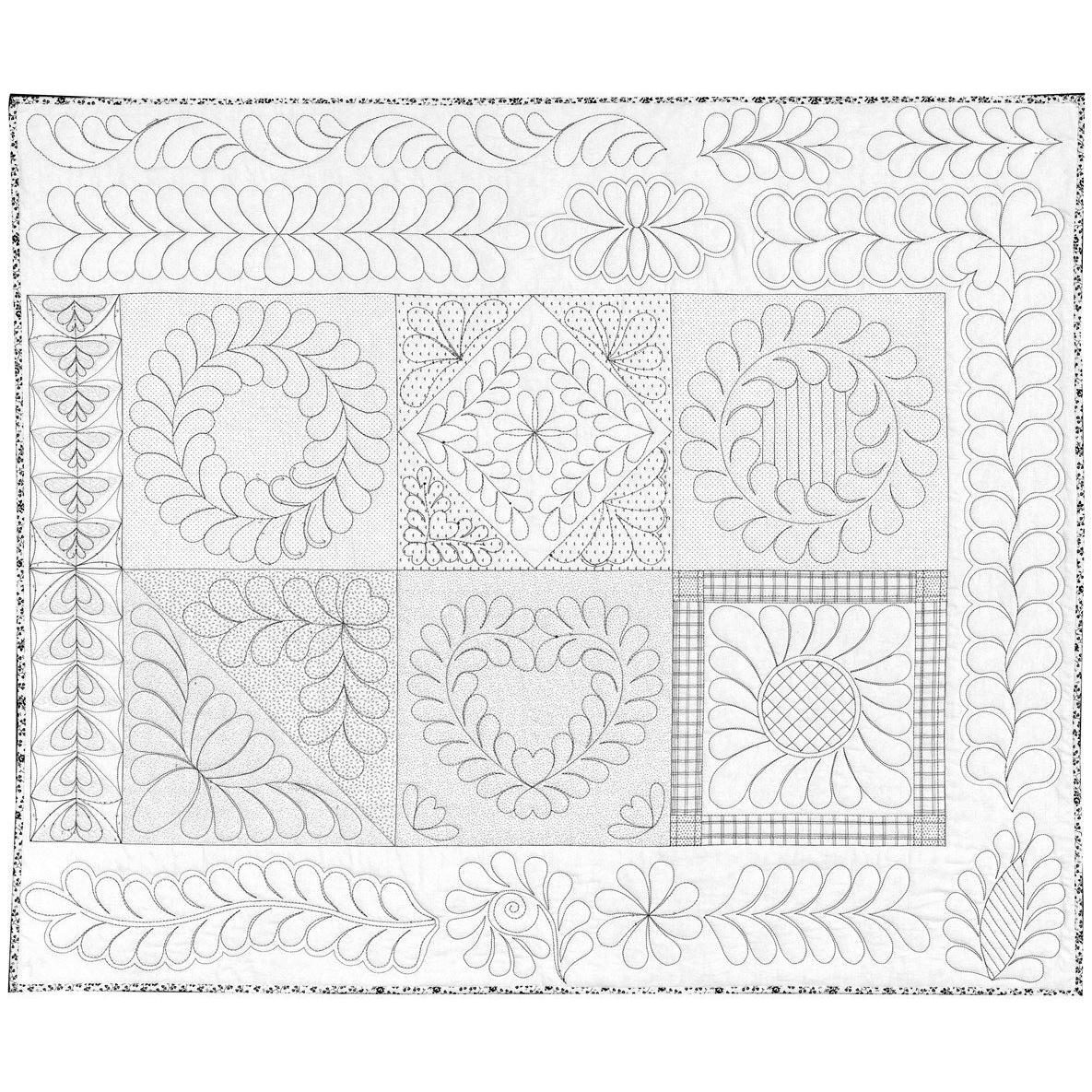 Machine Quilting Skillbuilder 2 Panel 36″
