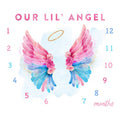 Our Lil Angel Milestone Panel 36" x 43" - By the Bolt