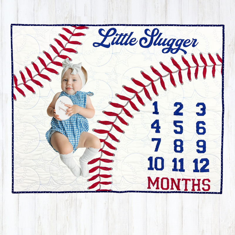 Play Ball Little Slugger Milestone Panel 36" x 43"