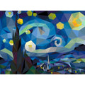 Starry Night Large Panel  43" x 57" - By the Bolt
