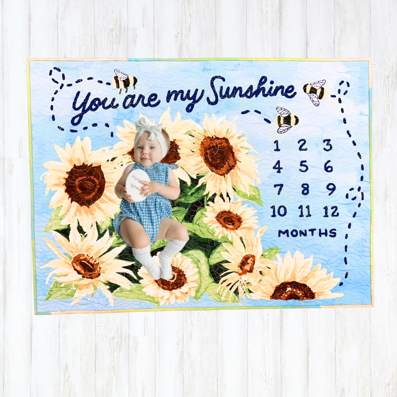 You Are My Sunshine Milestone Panel 33" x 43"