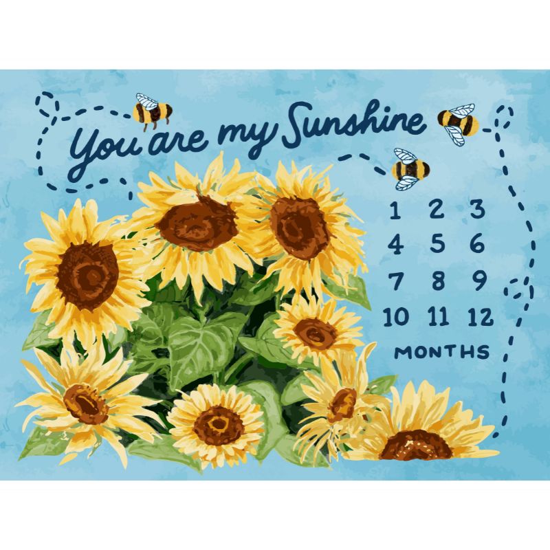 You Are My Sunshine Milestone Panel 33" x 43"