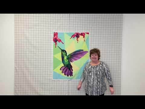 Little Hummer Panel 32.5"x 42.5"