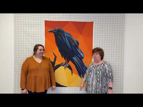 Edgar the Raven Panel  43" x 57"